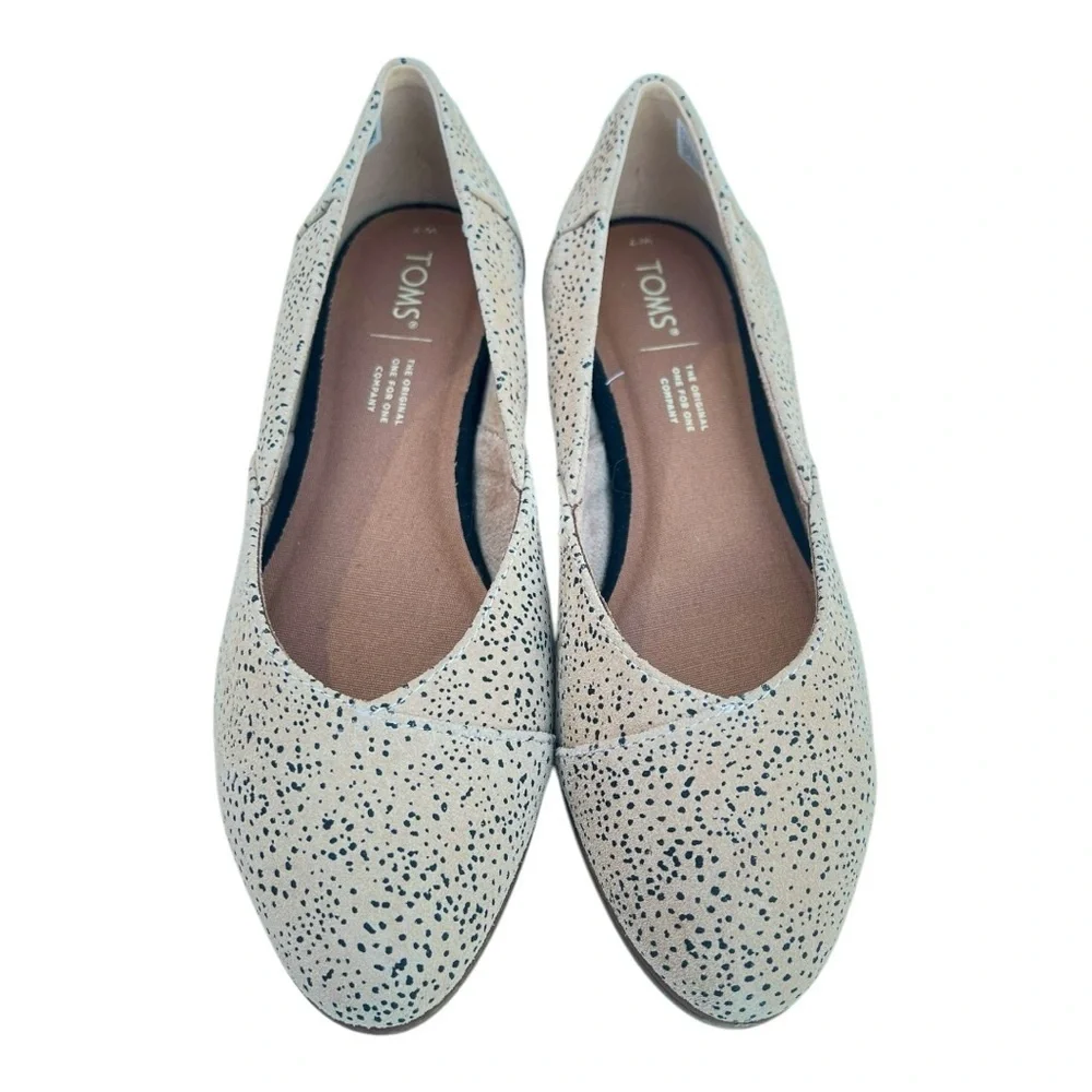 TOMS Women's, Jutti Neat Flat Black And Tan Size 7 Brand New No Box